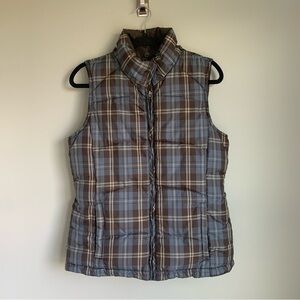 Vintage NY Classics Reversible Plaid Puffer Vest